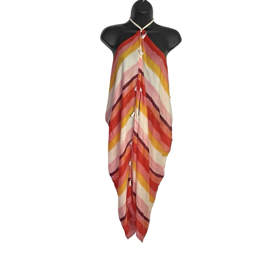 NWT Pool To Party Womens Sarong Swim Cover Up OS Through the Horizon Free Spirit